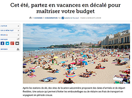 This summer, go on a holiday when you want to control your budget - LeFigaro.fr - 06/26/2015
